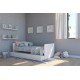 Cama Individual Modelo Nube