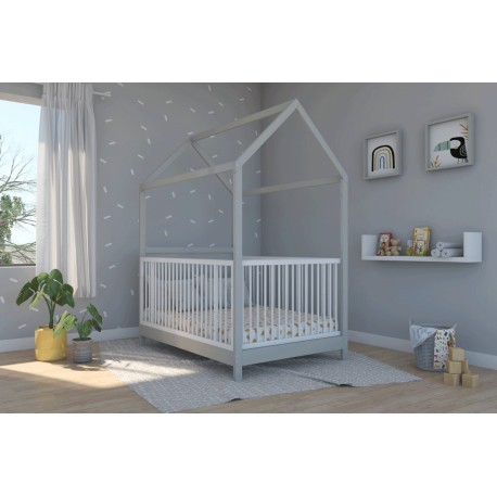Cama Cuna Casita Montessori 100x150cm