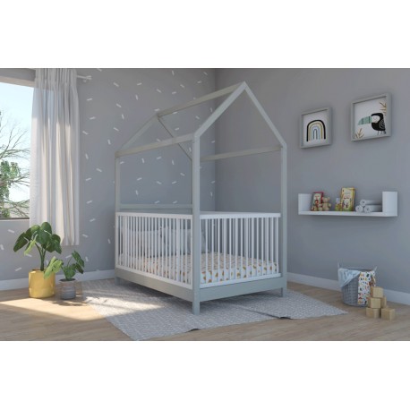 Cama Cuna Casita Montessori 100x150cm