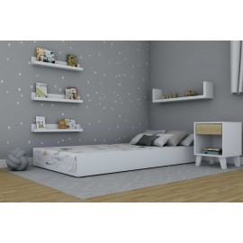 Cama de piso Individual