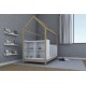 Cama Cuna Casita Montessori Individual con Cambiador